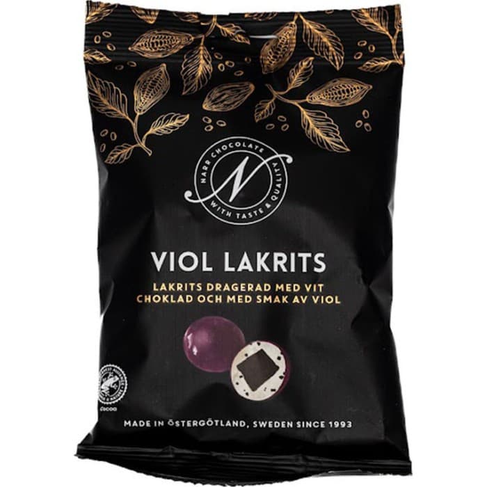 Narr Chocolate Viol Lakrits 100g – från Narr Chocolate – 29 kr – hos Delitea