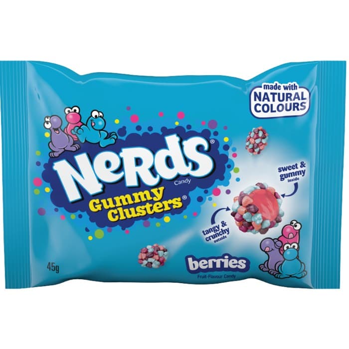 Nerds Gummy Cluster Berry Godis 45g – från Nerds – 21 kr – hos Delitea