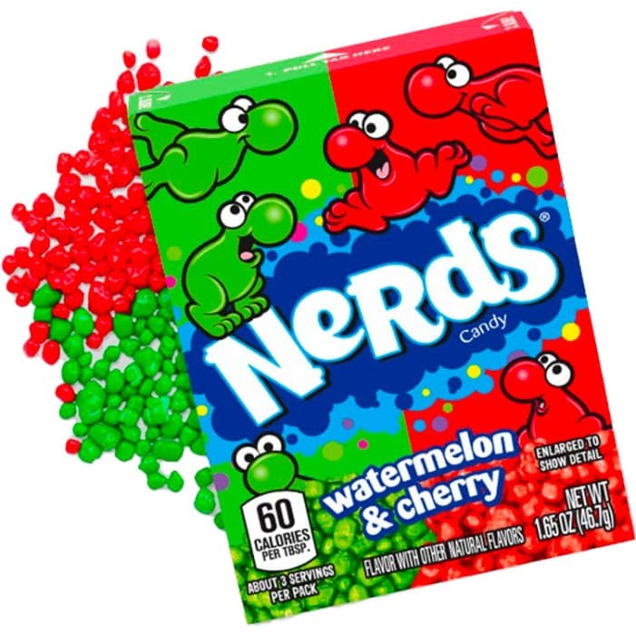 Nerds Wild About Watermelon & Cherry 46,7g – från Nerds – 15 kr – hos Delitea