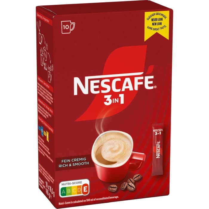 Nescafé 3in1 Snabbkaffe 10-pack