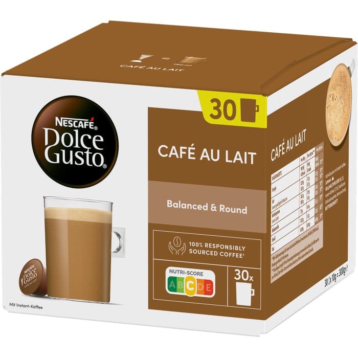 Nescafé Dolce Gusto Café Au Lait Kaffekapsel 30-pack