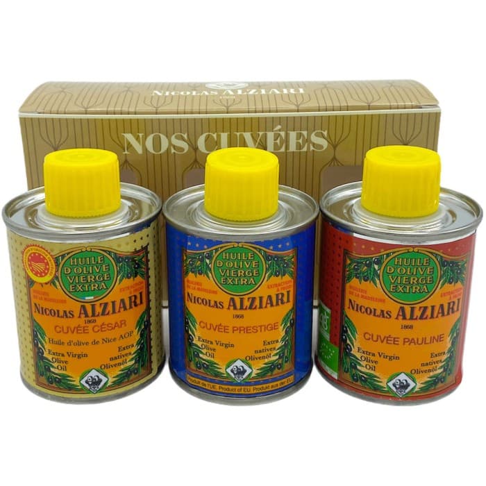 Nicolas Alziari Presentask Olivolja ""Nos Cuvées"" 3x100ml – från Nicolas Alziari – 279 kr – hos Delitea