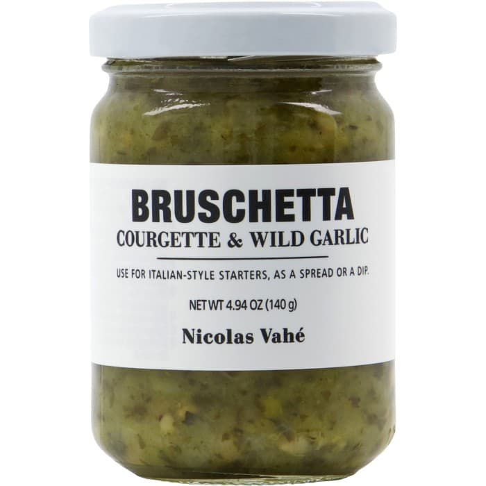 Nicolas Vahé Bruschetta Courgette & Wild Garlic 140g – från Nicolas Vahé – 94 kr – hos Delitea