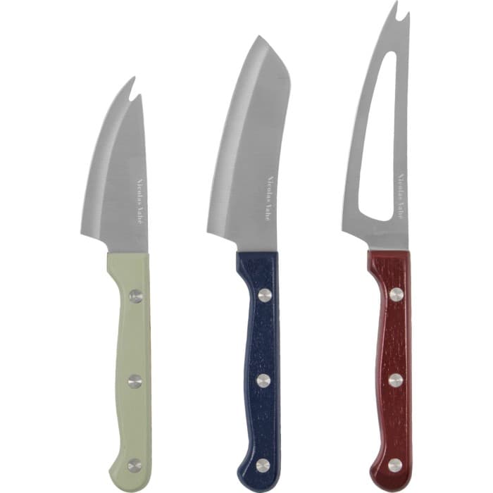 Nicolas Vahé Ostknivar Vit, Blå & Röd 3-pack – från Nicolas Vahé – 249 kr – hos Delitea