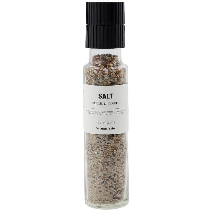 Nicolas Vahé Salt Garlic & Fennel 240g från Nicolas Vahé – köp hos Delitea