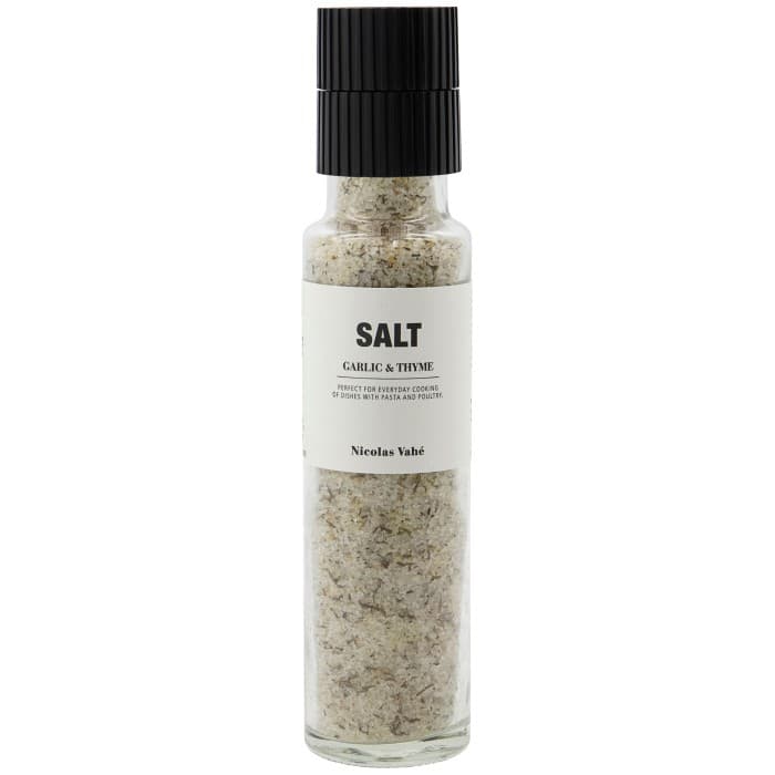 Nicolas Vahé Salt Garlic & Thyme 300g från Nicolas Vahé – köp hos Delitea