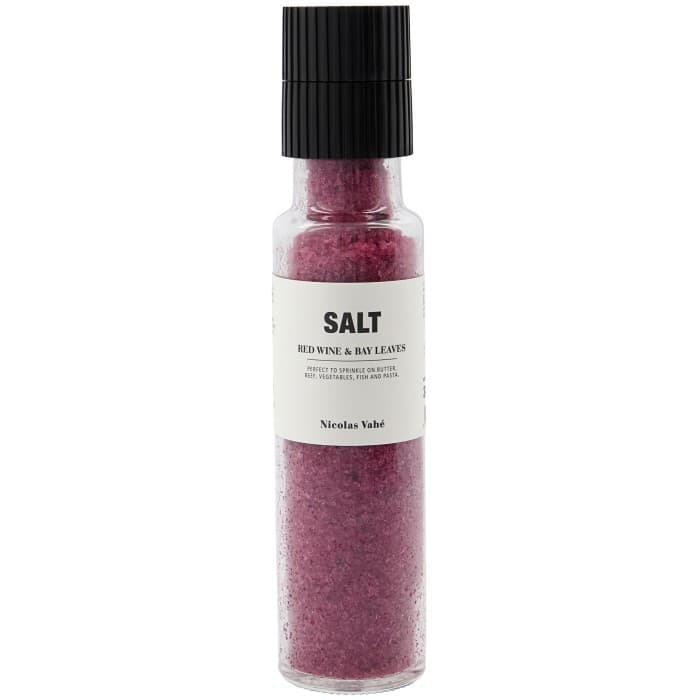 Nicolas Vahé Salt Red Wine & Bay Leaves 340g – från Nicolas Vahé – 129 kr – hos Delitea