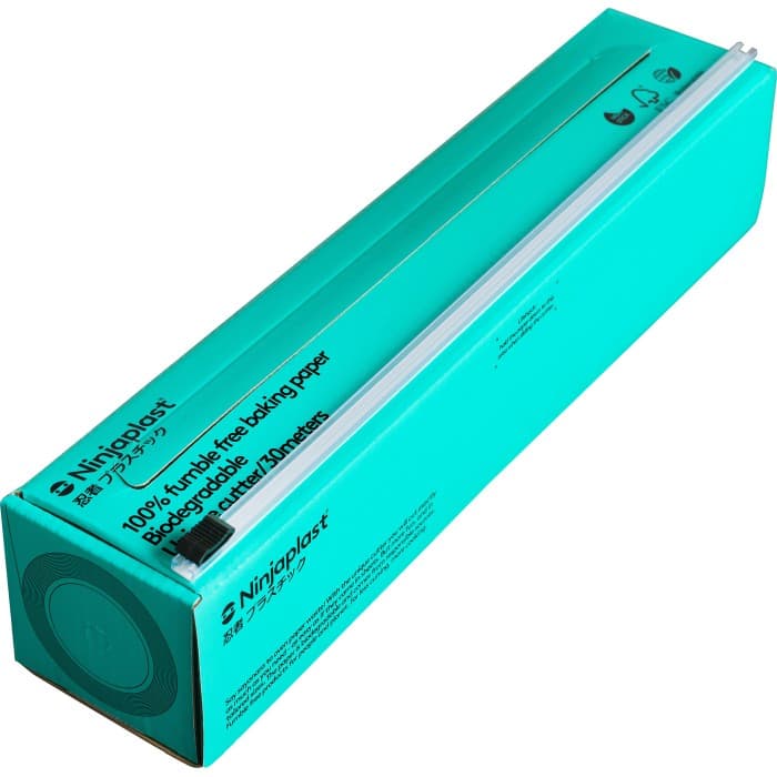 Ninjaplast Bakplåtspapper med skärklinga 30m – från Ninjaplast – 62 kr – hos Delitea