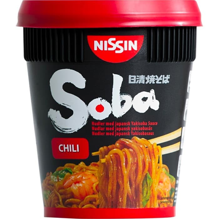 Nissin Nudlar Soba Cup Chili 92g