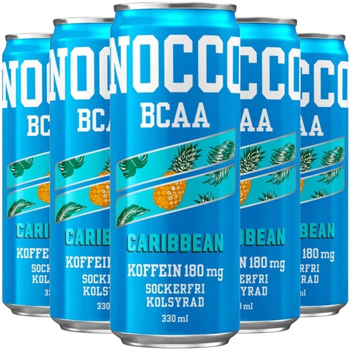 NOCCO Caribbean Energidryck BCAA 24x33cl – från NOCCO – 449 kr – hos Delitea