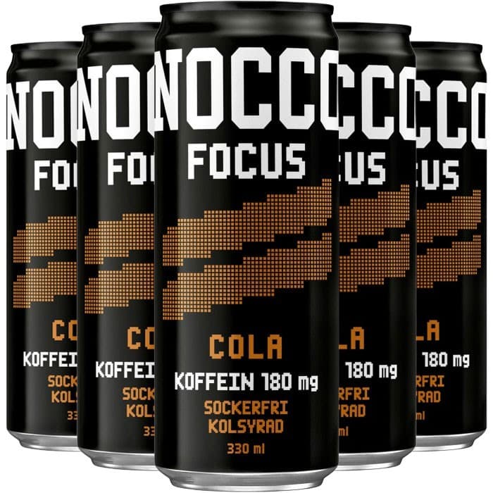 NOCCO Focus Cola Energidryck 24x33cl från NOCCO – köp hos Delitea