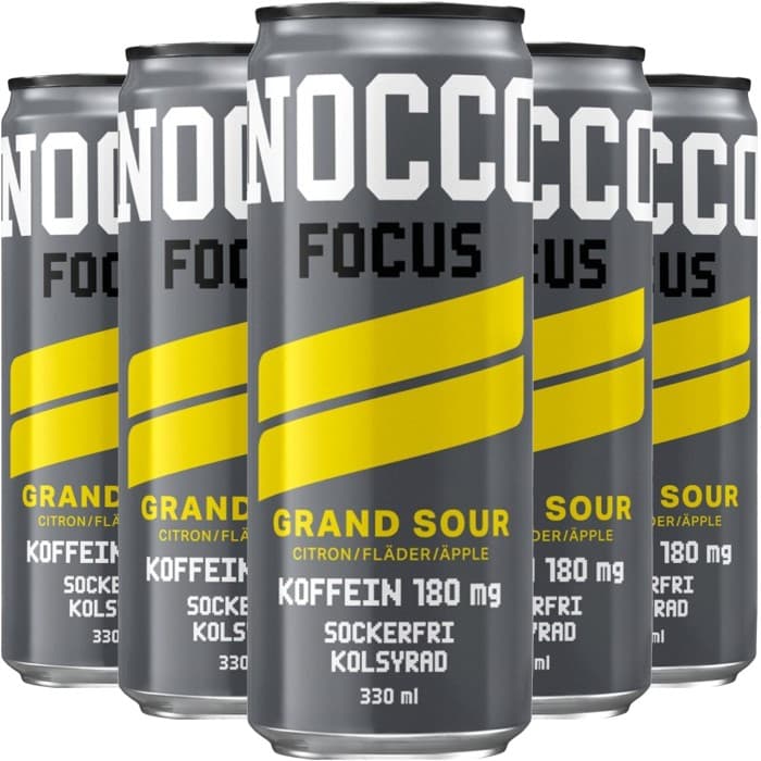 NOCCO Focus Grand Sour Energidryck 24x33cl – från NOCCO – 449 kr – hos Delitea