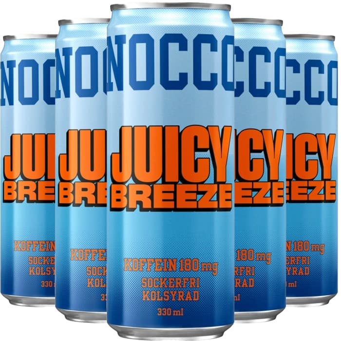 NOCCO Juicy Breeze Energidryck 24x33cl – från NOCCO – 449 kr – hos Delitea