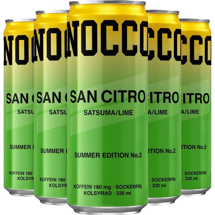 NOCCO San Citro Satsuma/Lime Energidryck 24x33cl – från NOCCO – 425 kr – hos Delitea