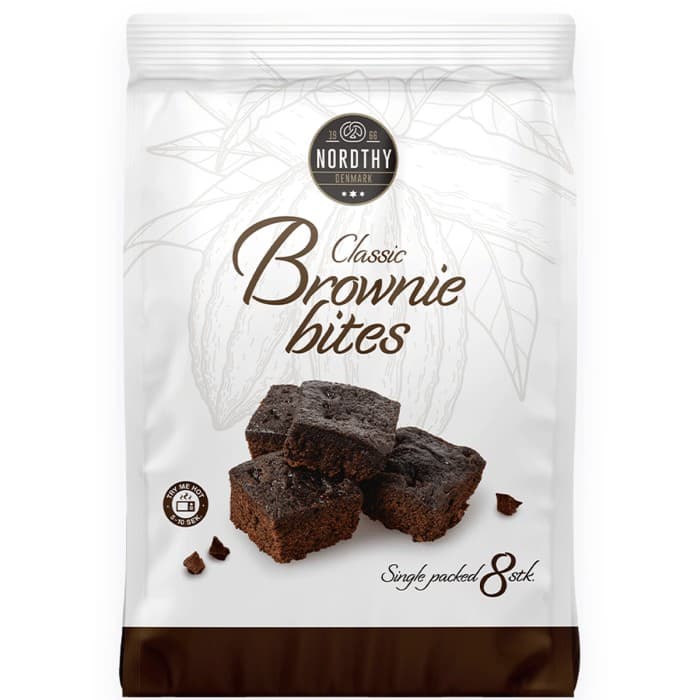 Nordthy Classic Mini Brownie Bites 8-pack – från Nordthy – 27 kr – hos Delitea