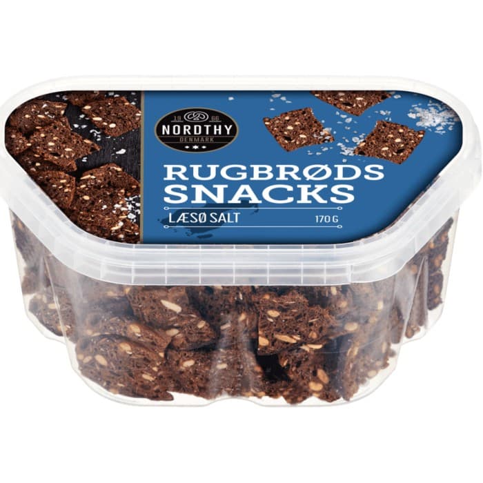 Nordthy Rågbrödssnacks Läsösalt 170g – från Nordthy – 35 kr – hos Delitea