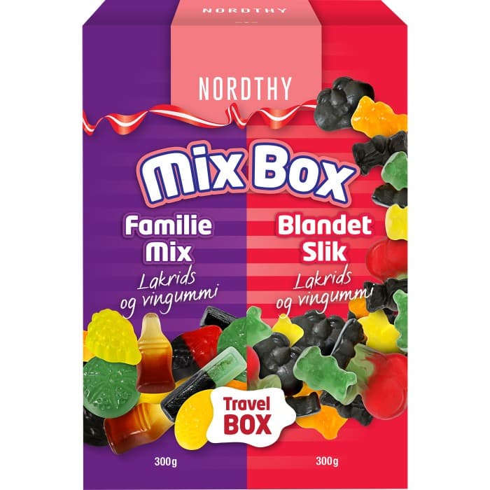 Nordthy Travelbox Familjemix 600g – från Nordthy – 84 kr – hos Delitea