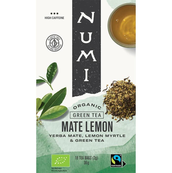 Numi Tea Te Mate Citron 18 tepåsar – från Numi – 59 kr – hos Delitea
