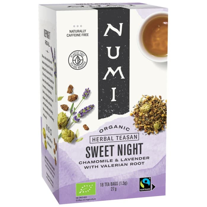 Numi Tea Te Sweet Night Koffeinfritt 18 tepåsar – från Numi – 56 kr – hos Delitea