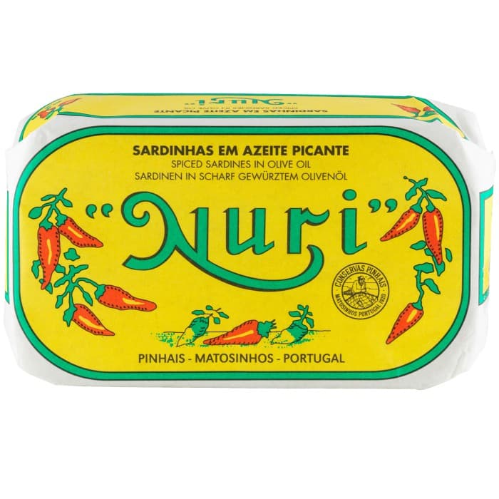 Nuri Kryddiga Sardiner Olivolja 125g från Nuri – köp hos Delitea