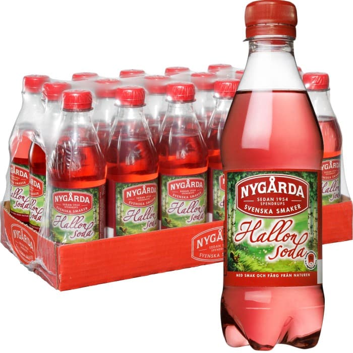 Nygårda Hallonsoda PET 18x33cl – från Nygårda – 129 kr – hos Delitea