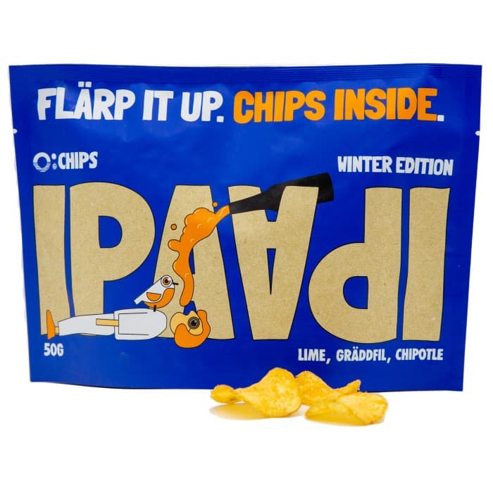 Ö-Chips IPA - Lime, Gräddfil & Chipotle 50g – från Ö-Chips – 39 kr – hos Delitea
