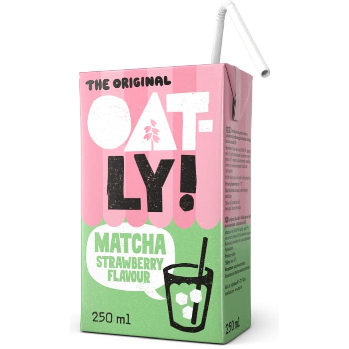 Oatly Havredryck Matcha & Jordgubb 2,8% 250ml – från Oatly – 17 kr – hos Delitea
