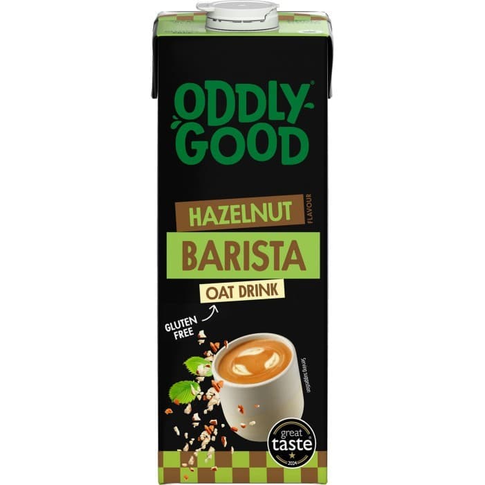Oddlygood Barista Hazelnut Havredryck UHT 1L