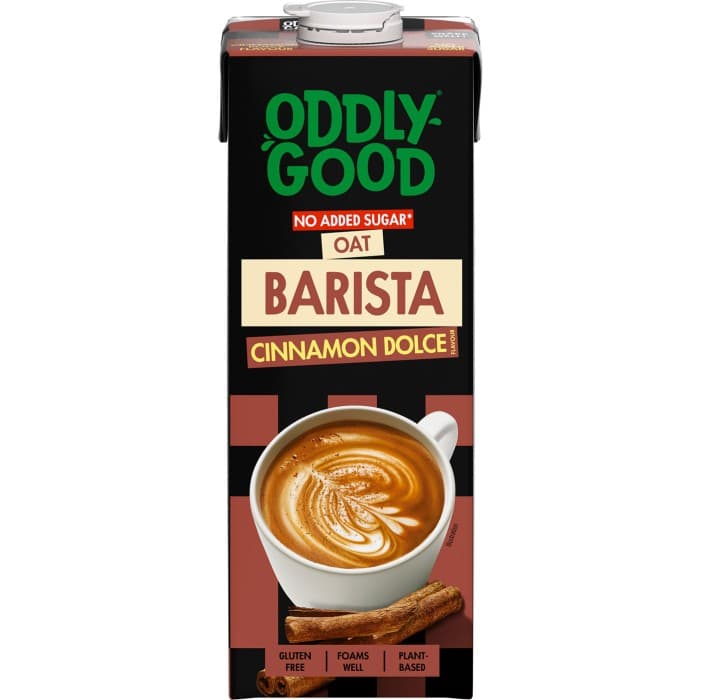 Oddlygood Barista Cinnamon Dolce Havredryck utan Tillsatt Socker 1L – från Oddlygood – 27 kr – hos Delitea