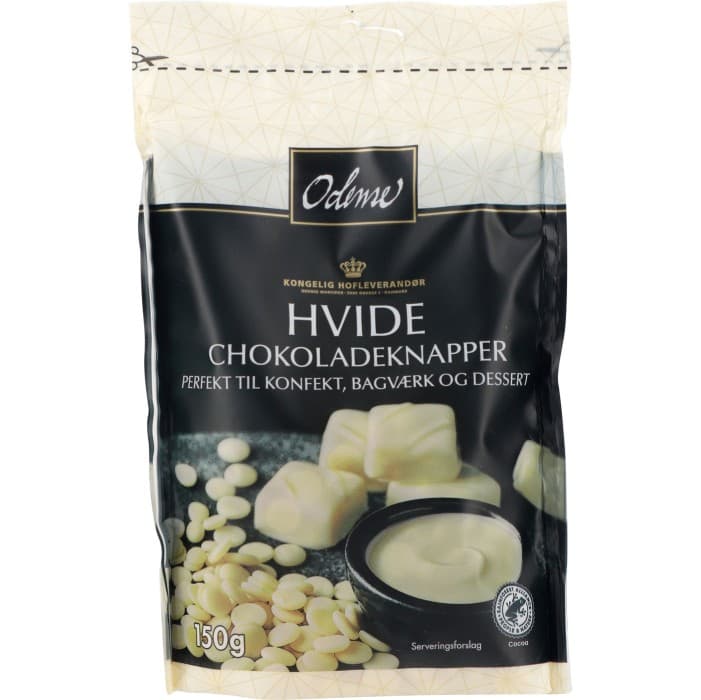 Odense Chokladknappar Vita 150g