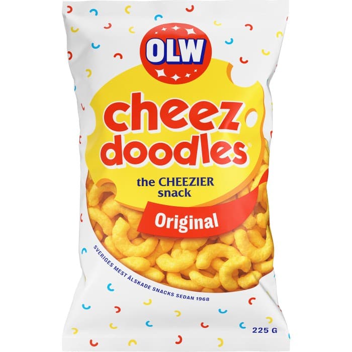 OLW Ostbågar Cheez Doodles 225g