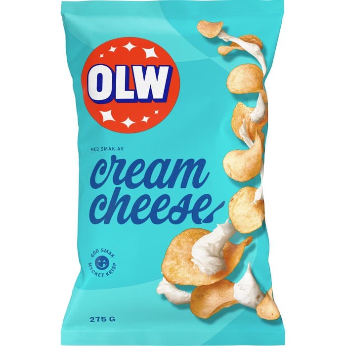 OLW Chips Cream Cheese 275g från OLW – köp hos Delitea