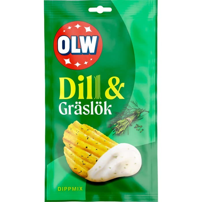 OLW Dipp Dill & Gräslök Dippmix 24g