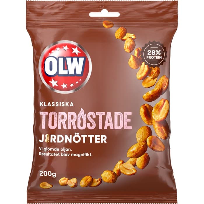 OLW Jordnötter Torrostade 200g från OLW – köp hos Delitea