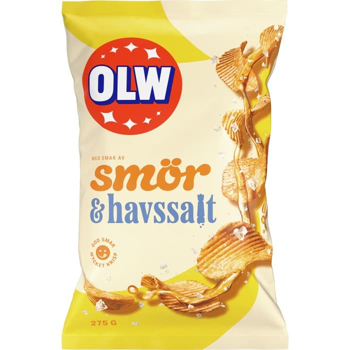 OLW Chips Smör & Havssalt 275g från OLW – köp hos Delitea