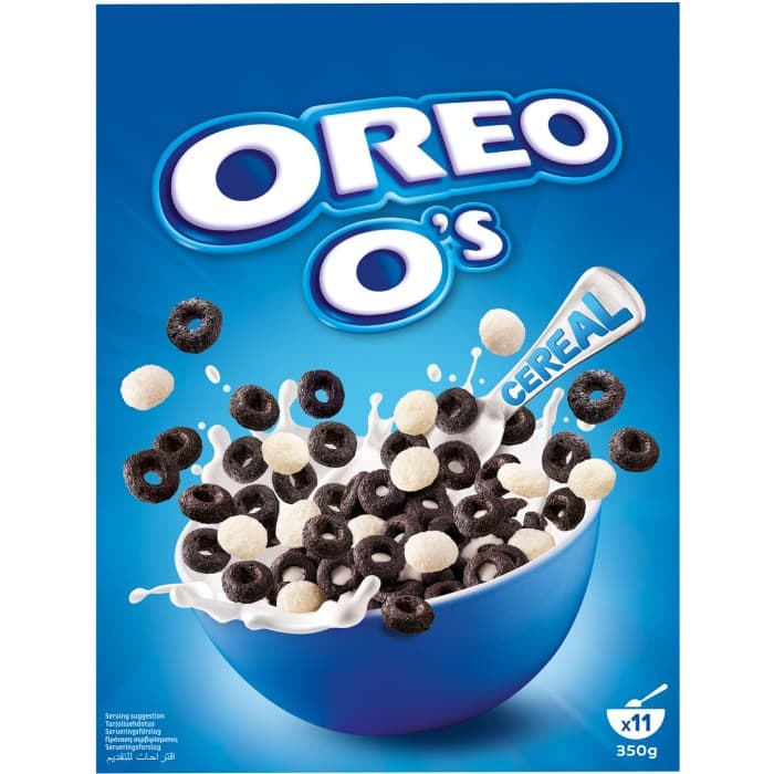 Oreo O´s Choklad & Vanilj Flingor 350g