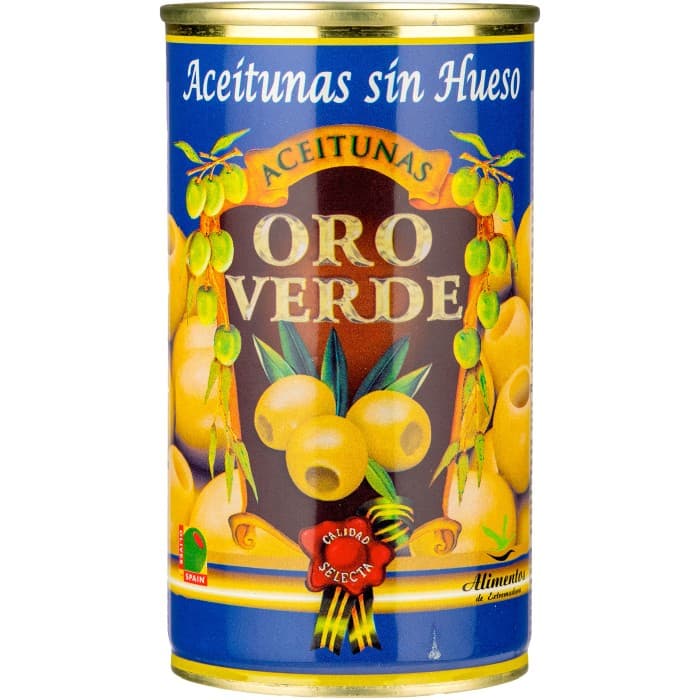 Oro Verde Manzanilla Oliver utan Kärna 350g från Oro Verde – köp hos Delitea