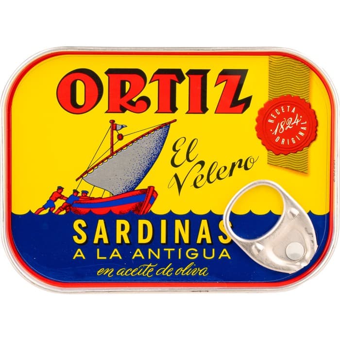 Ortiz Sardinas Antigua Sardiner i Olivolja 140g från Ortiz – köp hos Delitea