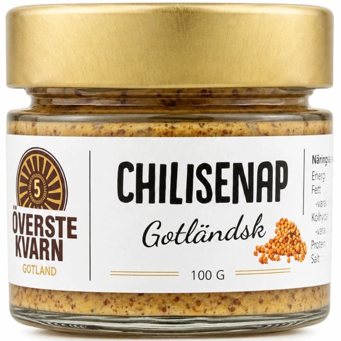 Överstekvarn Gotländsk Chilisenap 100g från Överstekvarn – köp hos Delitea