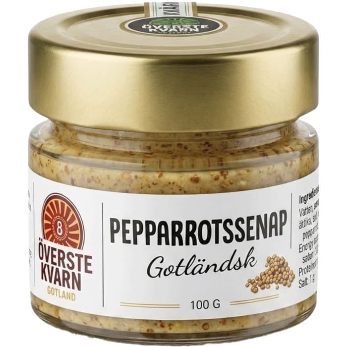 Överstekvarn Gotländsk Pepparrotssenap 100g från Överstekvarn – köp hos Delitea