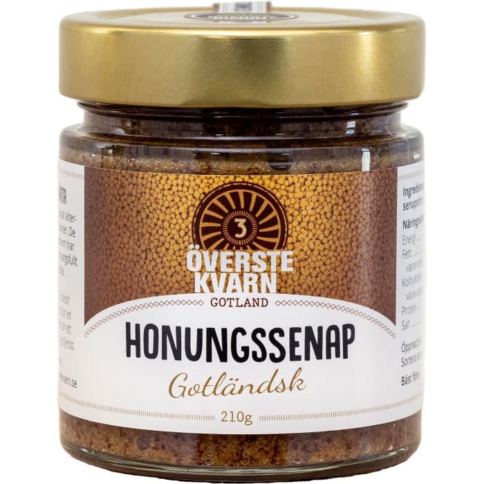 Överstekvarn Honungssenap 210g – från Överstekvarn – 55 kr – hos Delitea