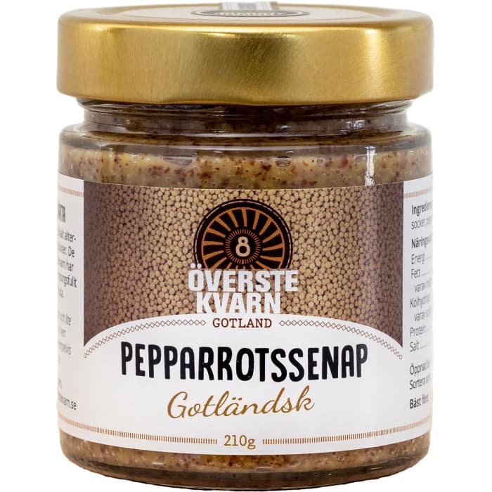 Överstekvarn Pepparrotsenap 210g – från Överstekvarn – 55 kr – hos Delitea