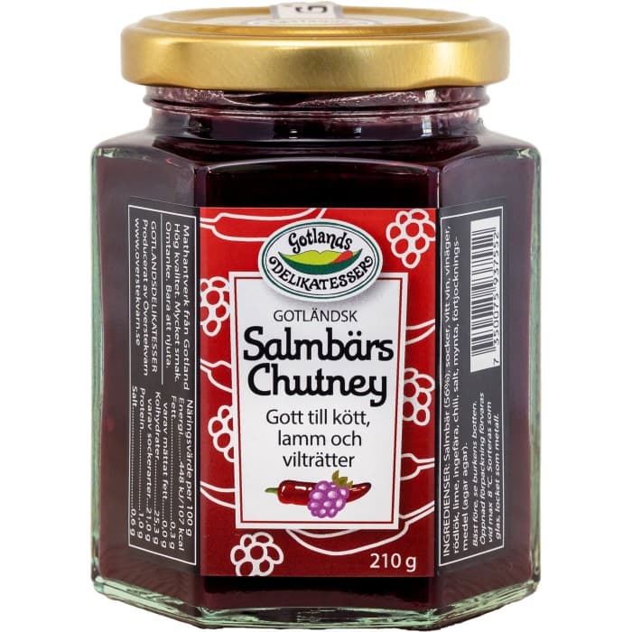 Gotlands Delikatesser Salmbärschutney 220g