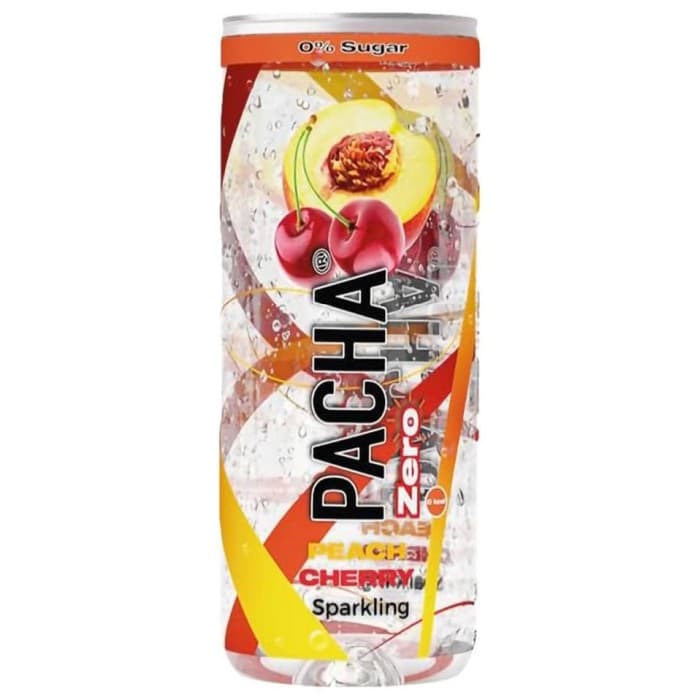 Pacha Peach Cherry Zero 250ml – från Pacha Drink – 20 kr – hos Delitea