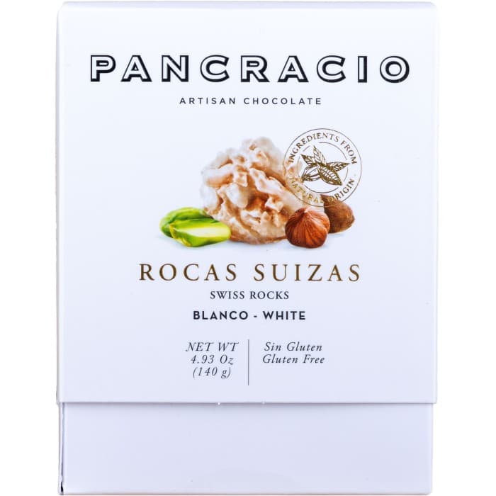 Pancracio Swiss Rocks Vit Choklad 140g – från Pancracio – 119 kr – hos Delitea
