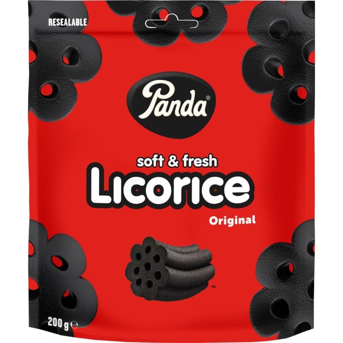 Panda Soft & Fresh Liquorice 200g – från Panda – 22 kr – hos Delitea