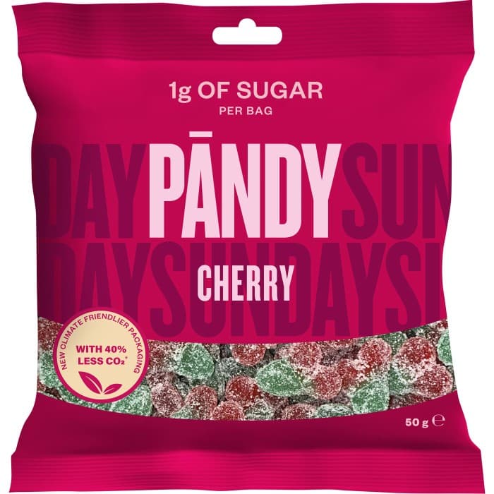 Pändy Candy Cherry 50g – från PÄNDY – 19 kr – hos Delitea