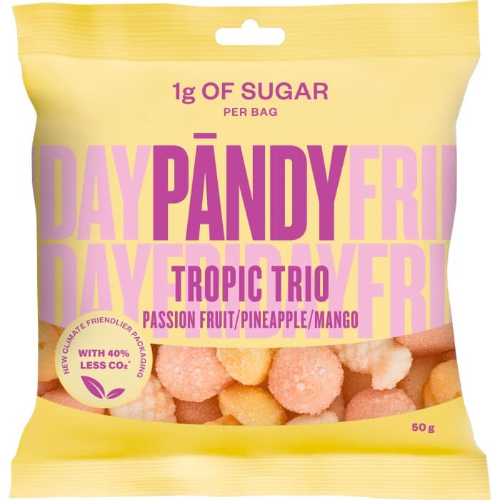 Pändy Candy Tropic Trio 50g – från PÄNDY – 19 kr – hos Delitea