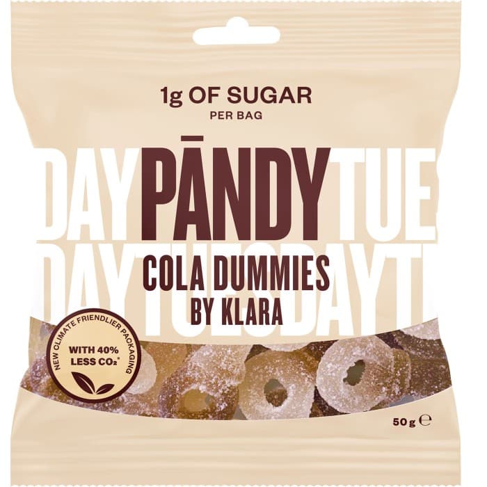 Pändy Cola Dummies by Klara 50g – från PÄNDY – 19 kr – hos Delitea
