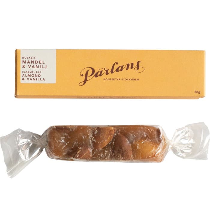 Pärlans Kolabit Mandel & Vanilj 38g